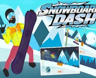 Snowboard Dash Extreme online game thumbnail